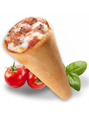 60 unid. Massa de Pizza em Cone 12cm Liso - Kit 60 Un. | Twist Cone | atacado